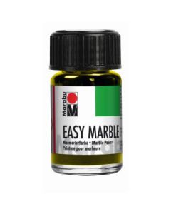 Marabu Easy Marble - Marbling Paint - Bottle of 15 ML - Lemon (020)