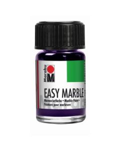 Marabu Easy Marble - Marbling Paint - Bottle of 15 ML - Aubergine (039)