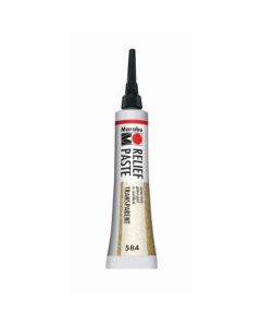 Marabu Relief Paste - Outliner for Glass & Porcelain - 20 ML Tube - Gliter Gold (584)