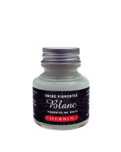 J. Herbin Pigmented Ink - 30 ML Bottle - Blanc (White)