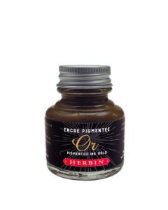 J. Herbin Pigmented Ink - 30 ML Bottle - Or (Gold)