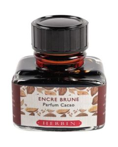 J. Herbin Scented Ink - 30 ML Bottle - Parfum Cacao (Chocolate Brown)