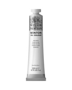 Winsor & Newton Winton Oil Colour - Tube of 200 ML - Zinc White (748)