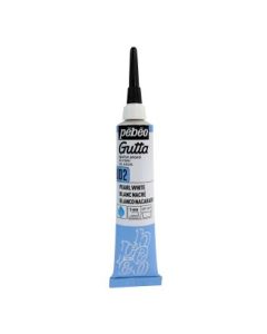 Pebeo Setasilk Water Based Gutta Outliner - 20 ML Tube - White