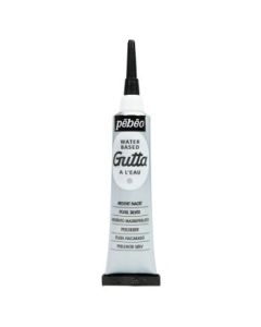 Pebeo Setasilk Water Based Gutta Outliner - 20 ML Tube - Silver