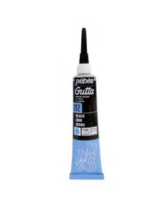 Pebeo Setasilk Water Based Gutta Outliner - 20 ML Tube - Black