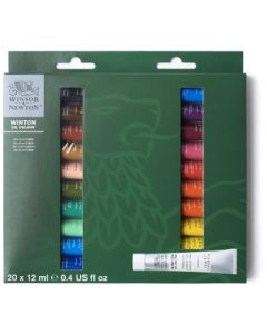 Winsor & Newton Winton Oil Colour - Access Set - 20 Tubes of 12 ML