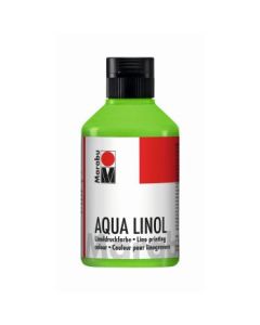 Marabu Aqua Lino Printing Colour - Bottle of 250 ML - Yellow Green (066)