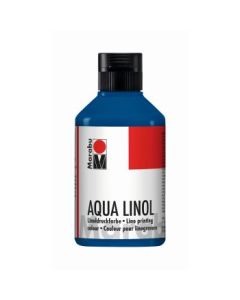 Marabu Aqua Lino Printing Colour - Bottle of 250 ML - Prussian Blue (093)