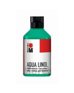 Marabu Aqua Lino Printing Colour - Bottle of 250 ML - Blue Green (097)