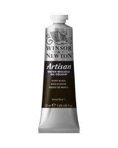 Winsor & Newton Artisan Water Mixable Oil - Tube of 37 ML - Ivory Black (331)