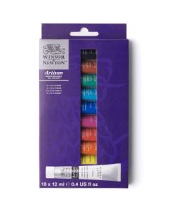 Winsor & Newton Artisan Water Mixable Oil Colour Set - 10 x 12ml tubes