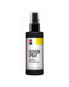 Marabu Fashion Spray - 100 ML Spray Bottle - Black (073)