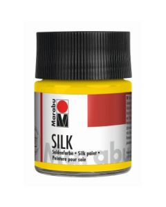 Marabu Silk Paint - Bottle of 50 ML - Medium Yellow (021)