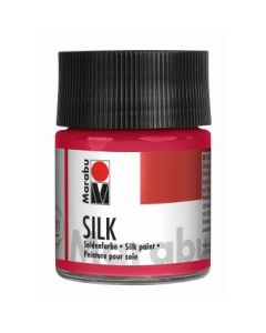 Marabu Silk Paint - Bottle of 50 ML - Carmine Red (032)