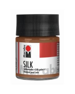 Marabu Silk Paint - Bottle of 50 ML - Medium Brown (046)