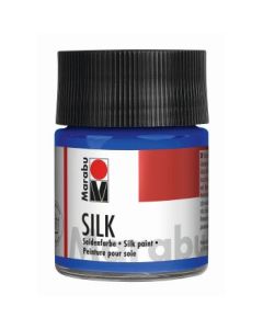 Marabu Silk Paint - Bottle of 50 ML - Medium Blue (052)