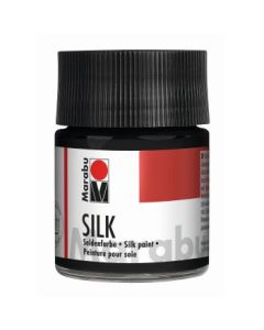 Marabu Silk Paint - Bottle of 50 ML - Black (073)