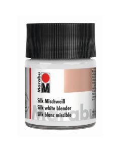 Marabu Silk Paint - Bottle of 50 ML - White Blender (202)