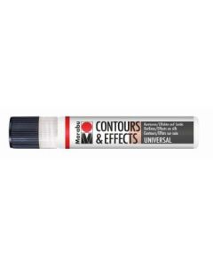 Marabu Contours & Effects - Water-Based Resist / Outliner - 25 ML Liner - Clear (100)