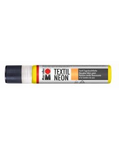 Marabu Textile Neon Liner - Fabric Paint - 25 ML - Yellow (321)