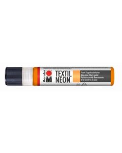 Marabu Textile Neon Liner - Fabric Paint - 25 ML - Orange (324)