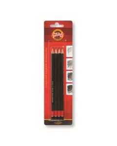 Koh-I-Noor Toison D'or Professional Graphite Pencil - Set of 2B / 4B / 6B & 8B in Blister Pack