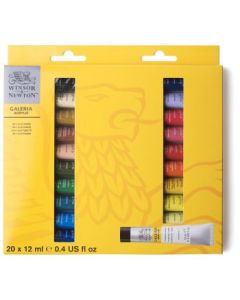 Winsor & Newton Galeria Acrylic Colour - Access Set of 20 Tubes x 12 ML