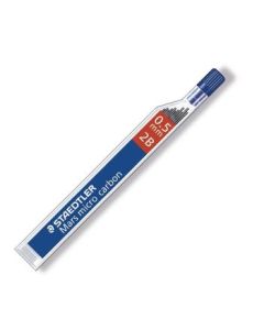 Staedtler Mars Micro Carbon 250 - 0.5 MM Black 2B - Mechanical Pencil Leads - Pack of 12