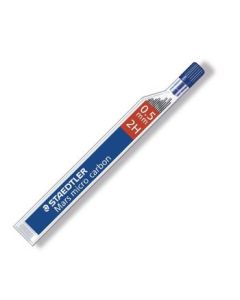 Staedtler Mars Micro Carbon 250 - 0.5 MM Black 2H - Mechanical Pencil Leads - Pack of 12