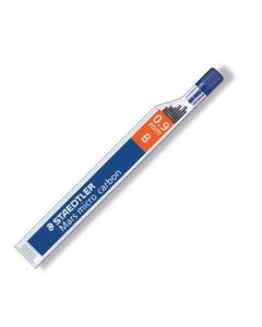 Staedtler Mars Micro Carbon 250 - 0.9 MM Black B - Mechanical Pencil Leads - Pack of 12