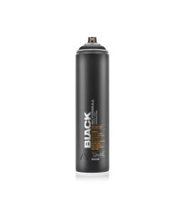 Montana Black Extended Spray Paint - 600 ML Can - Black (BLK9001)