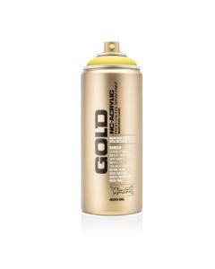 Montana Gold Acrylic Professional Spray Paint - 400 ML Can - Easter Yellow (G 1010)