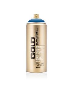 Montana Gold Acrylic Professional Spray Paint - 400 ML Can - Signal Blue (G 5075)