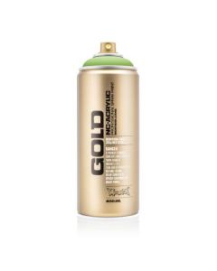 Montana Gold Acrylic Professional Spray Paint - 400 ML Can - Green Apple (G 6020)