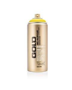 Montana Gold Acrylic Professional Spray Paint - 400 ML Can - Shock Yellow Light (S 1000)