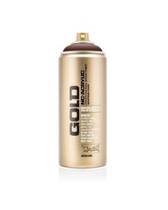 Montana Gold Acrylic Professional Spray Paint - 400 ML Can - Shock Brown (S 8010)