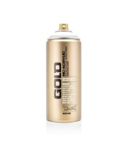 Montana Gold Acrylic Professional Spray Paint - 400 ML Can - Shock White Pure (S 9120)