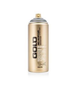 Montana Gold Acrylic Professional Spray Paint - 400 ML Can - Transparent Black (T 9000)