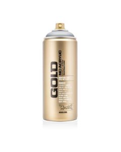 Montana Gold Acrylic Professional Spray Paint - 400 ML Can - Silver Matt (M 1100)