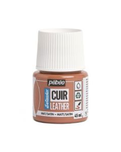 Pebeo Setacolour Leather Paint - 45 ml Bottle - Terracotta (20)