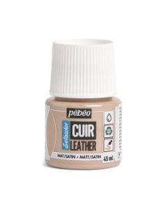 Pebeo Setacolour Leather Paint - 45 ml Bottle - Taupe (21)