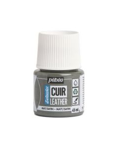 Pebeo Setacolour Leather Paint - 45 ml Bottle - Concrete Grey (22)