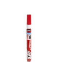 Pebeo Setacolour Leather Paint Marker - Extra-Fine Round Tip - 0.7 MM - Intense Red (63)