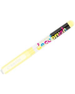 Karin Pigment DecoBrush Acrylic Marker - Brush Tip - Pastel Yellow (100U)