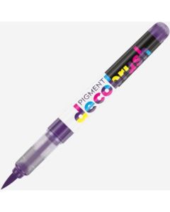 Karin Pigment DecoBrush Acrylic Marker - Brush Tip - Plum (2587U)