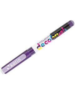 Karin Pigment DecoBrush Acrylic Marker - Brush Tip - Lilac (259U)