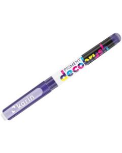 Karin Pigment DecoBrush Acrylic Marker - Brush Tip - Aubergine (267U)