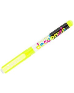 Karin Pigment DecoBrush Acrylic Marker - Brush Tip - Sulphur Yellow (3965U)