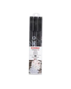 Snowman Calligraphy Pens - Black - 1.0 - Pack of 3